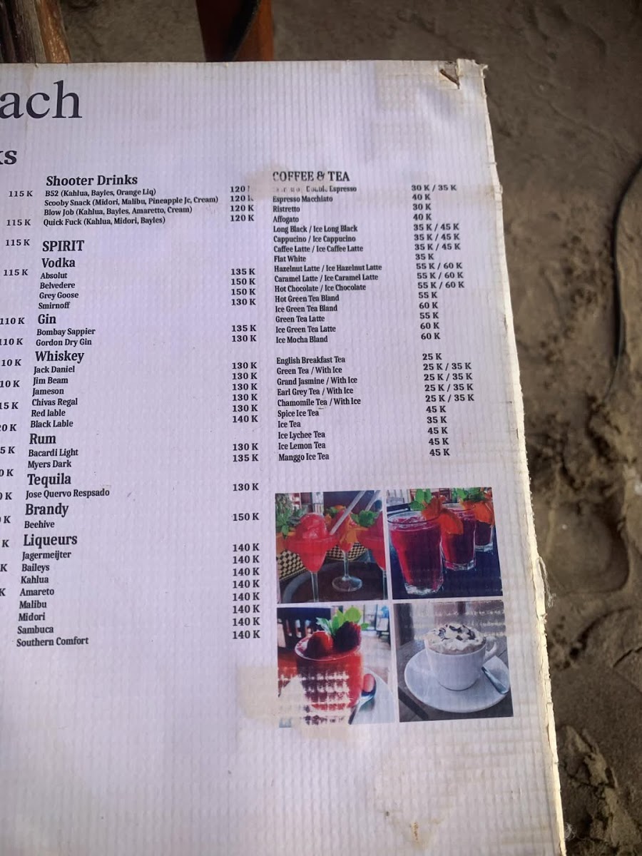 Capil Beach Grill & Bar Menu - Image 4